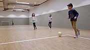 Fußball im Turnsaal